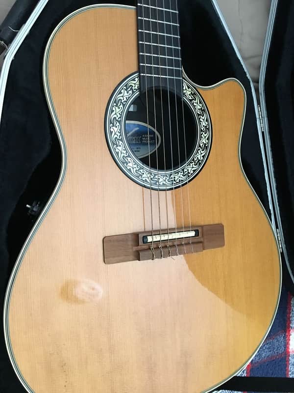 Ovation Country Artist 1674 Nylon String 1980's Natural image 1