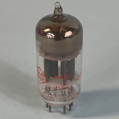 1950s CBS 12AU7A ECC82 Vintage Halo Getter Preamp Tube! T139 image 2