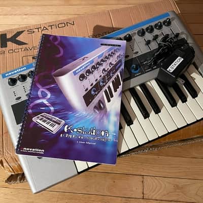 Novation K Station 25-Key 8-Voice Synthesizer 2001 - Silver image 1
