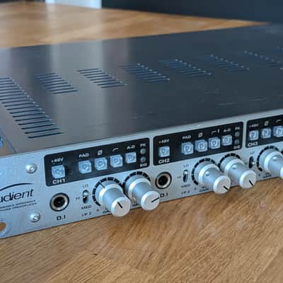 Audient ASP880 8-Channel Microphone Preamplifier and A/D Converter 2010s - Silver image 2