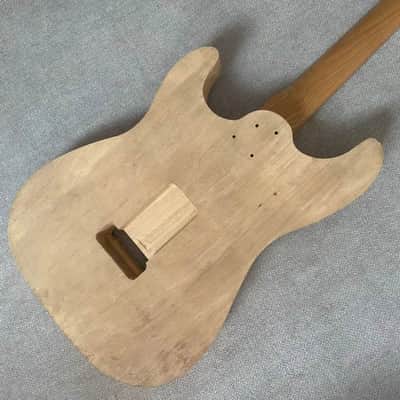Harley Benton Harley Benton Guitar Maple Neck with Basswood HH Body - Wood Color image 3