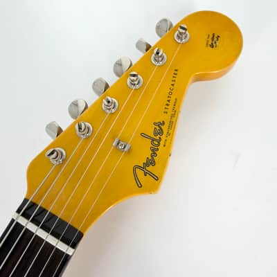 2020 Fender Custom Shop ’61 Stratocaster Journeyman Relic - Faded Fiesta Red image 5