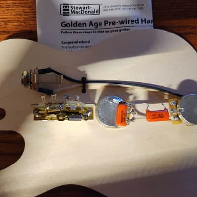 Tigers Eye Custom Crafted Slash Pro Hums Neck Railhammer Vintage on Bridge image 5