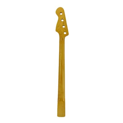 Full Scale 34" Bass Neck – Maple with Rosewood Fingerboard, 20 Jumbo Frets, Block Inlay, Bolt-On image 2