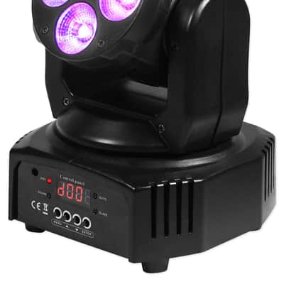 Rockville RockOn-7 RGBW Moving Head Light Fixture For Church Stage image 4