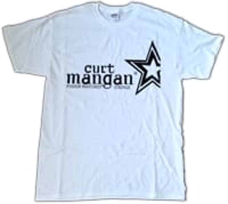 Curt Mangan Medium T-Shirt 100% Cotton white image 1