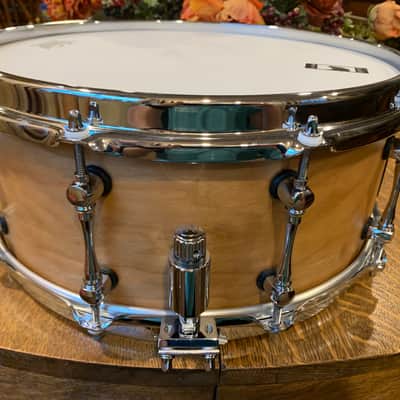 Mapex Black Panther Design Lab 6 x 14 Cherry Bomb Snare 2020 Natural Satin image 5