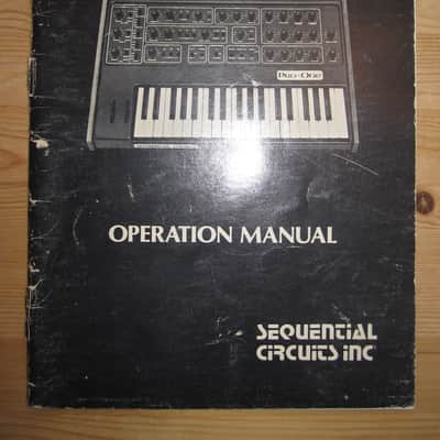1981 owners manual Sequential Circuits Pro One synthesizer guide brochure image 12