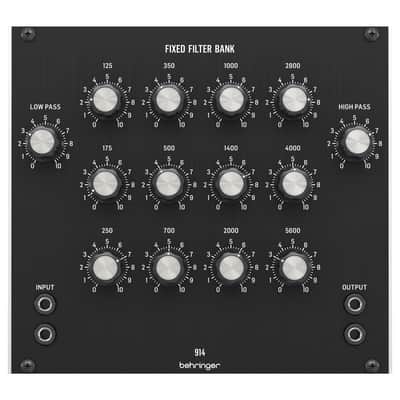 Behringer 914 Fixed Filter Bank Modulo Analogico Fixed Filter Bank Per Eurorack image 1