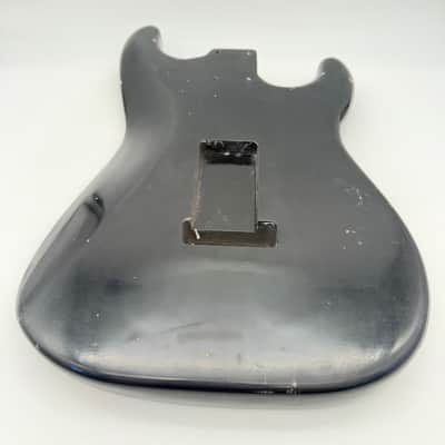 MJT Stratocaster Relic Body Alder Nitro Lefty Black mjt6668 image 8