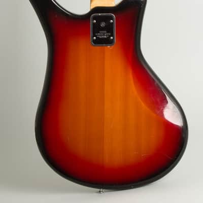 Yamaha SB-5A Solid Body Electric Bass Guitar (1968), ser. #6494, black hard shell case. image 4