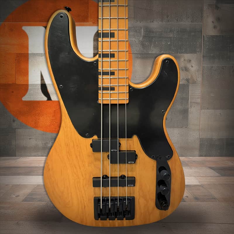 Schecter Model-T Session Bass - Aged Natural Satin B-Stock (2848) image 1