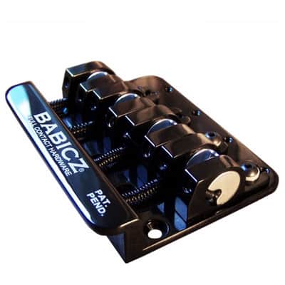 Babicz FCH 4 String Bass Guitar Bridge Black image 1