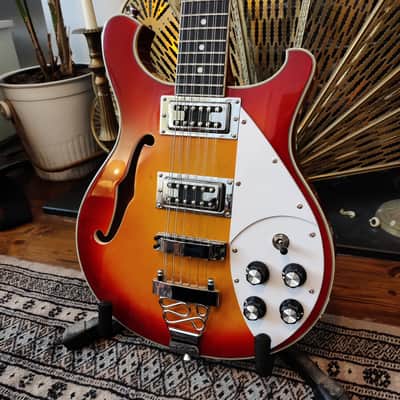 Harley Benton RB-6 12 String - Cherry Sunburst image 2