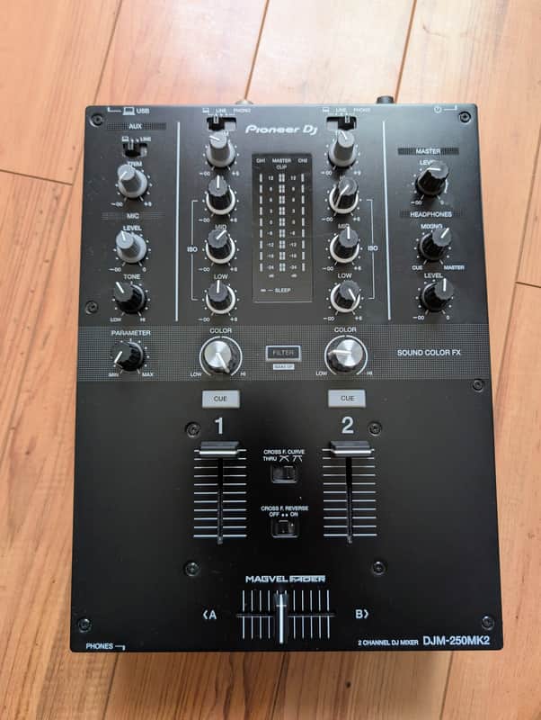 Pioneer DJM-250-MK2 Rekordbox 2-Channel Mixer 2026 - Black image 1