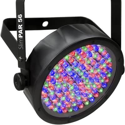 CHAUVET DJ SlimPAR 56 LED PAR Can Wash Light Built-In+Sound Activated Modes, Blk image 1
