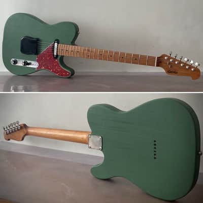 OPT GUITARS - THEMA 1 / T-TYPE / FORREST GREEN / TORTOISE SHELL (TELECASTER) - CUSTOM ORDER ONLY image 4