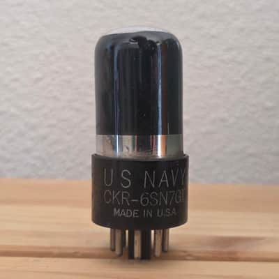 NOS KEN-RAD VT-231 6SN7GT – CKR US NAVY – Bottom D Getter – Weapons Grade – Audiophile Tube image 1