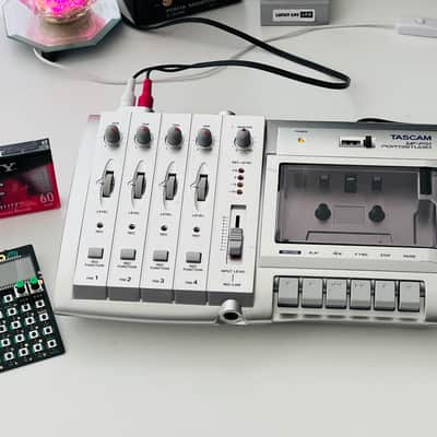 Serviced TASCAM MF-P01 Portastudio 4-Track Cassette Recorder - With NOS tape and New Power - G378 image 3