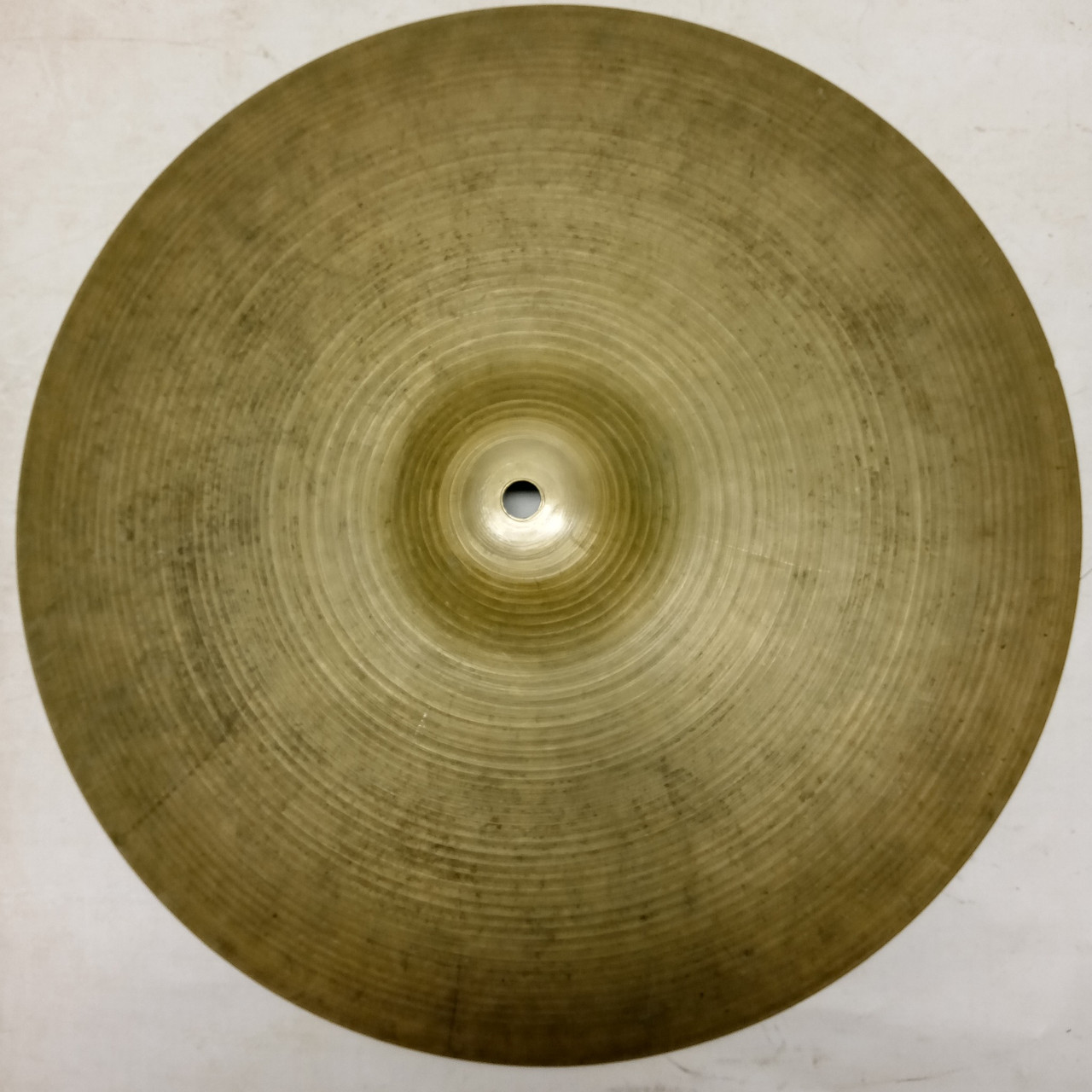Zildjian 15"1000g Top New Beat Hi-Hat Cymbal Vintage 70s Avedis A B20 USA Patina — main photograph