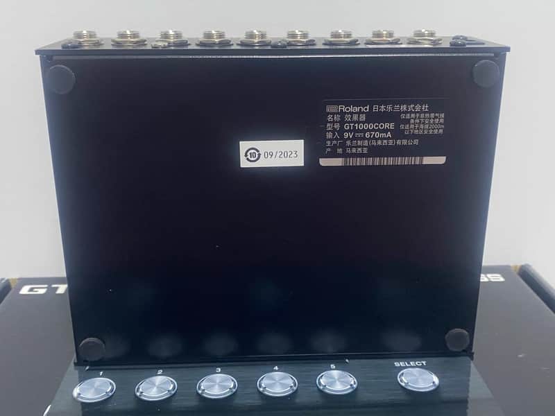 Boss GT1000core electric guitar multi-effects pedal. image 1