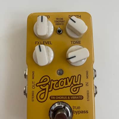 TC Electronic Gravy Tri Chorus & Vibrato Stereo Rare Guitar Effect Pedal image 2
