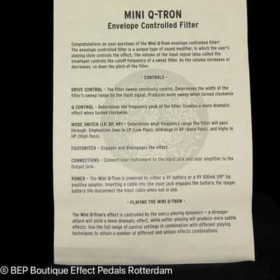 Electro-Harmonix Mini Q-Tron Envelope Filter 2000s image 10