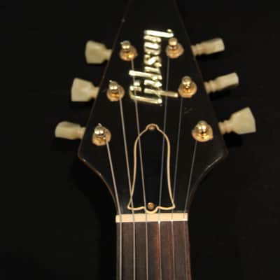 1981/82 Gibson Flying V Heritage Korina Reissue in korina blonde with original case. image 5