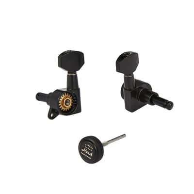 Left-Handed Locking Tuners (Black) – 18:1 – Drop-In for Most Electric/Acoustic Guitars (10mm / 25/64" holes) image 5