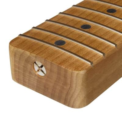 NEW Fender Lic Allparts Telecaster NECK Tele ROASTED Maple Quarter Sawn TMO-CRQ image 2