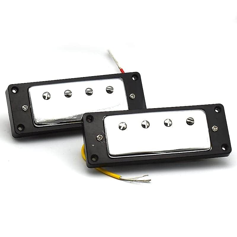 4 String Bass Guitar Mini Humbucker Pickup Neck and Bridge Set image 1