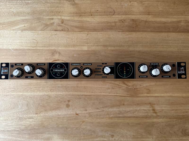 Kush Audio Tweaker Single-Channel Discrete VCA Compressor 2010s - Brown / Black image 1