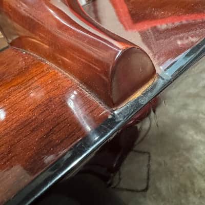 Takamine F-340S lawsuit era 1976 Japan w/ pickup and OHSC image 14