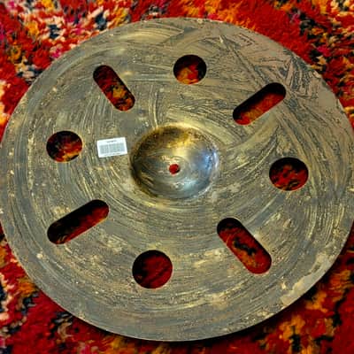 Orion Groove X Concept Crash 16" - Oxidized 995g *EUC* Trash Effects Made In Brazil image 8