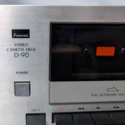Sansui D-90 Stereo Cassette Deck 1980 For Parts or Repair Needs Belts image 6