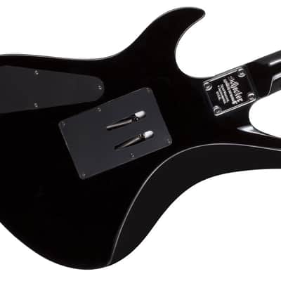Schecter Synyster Standard Gloss Black with Silver Pin Stripes image 3