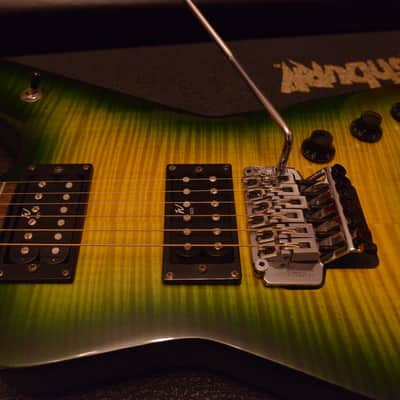Washburn Dimebag Darrell Dime 333 DimeSlime AAA Slime Flame Top Pantera Signature Guitar Dean ML image 2