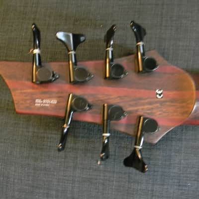 Conklin Groove Tools GT-7 - 7 String Fretless Bass Clear Hard Natural RARE! image 9