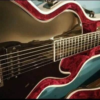Vagina Dixon 7 String Baritone 2014 Triple Gloss Black image 1