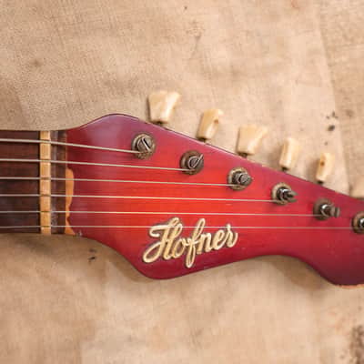 Hofner Colorama Model 161 1960's Redburst image 12