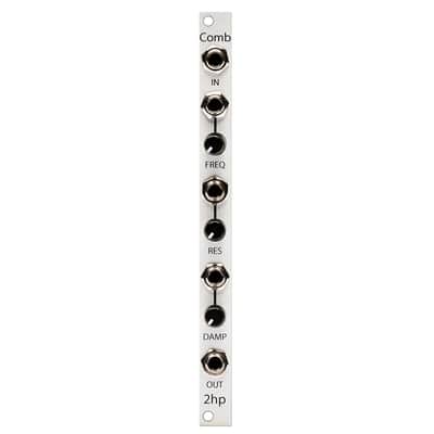 2hp Comb Eurorack Filter Module (Silver) image 1