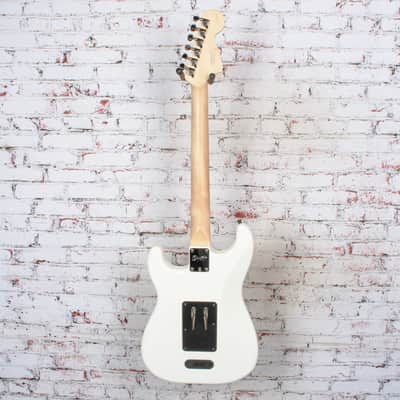 Squier - 2018 Contemporary Active Stratocaster HH Electric Guitar Olympic White - USED image 16