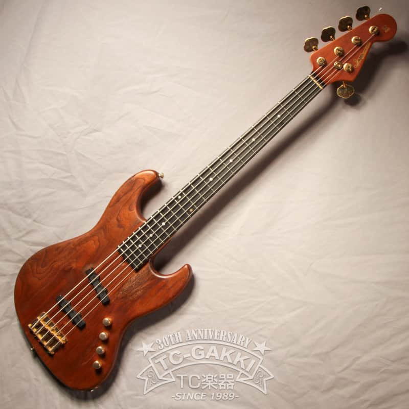 moon jj-5 ウォルナットボディ PGM製 5弦ベース 2000's Moon JJ-5 Walnut [4.80kg] | Reverb