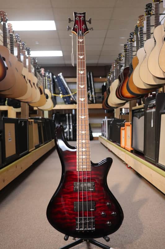 Schecter Stiletto Extreme 4 Black Cherry | Reverb