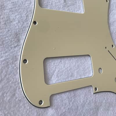 For Fender Stratocaster Strat P90 2 Pickup Guitar Pickguard,3 Ply Vintage Yellow image 4