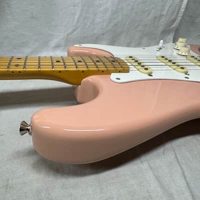 Fender ST-54 st54 1954 Reissue Stratocaster Guitar - MIJ Made In Japan 1996 - 1997 - Shell Pink / Maple neck image 21
