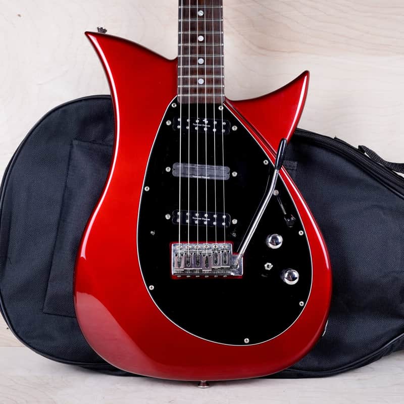 Tokai Blazing Fire Talbo Reissue SSS MIJ 1990's Metallic Red Seymour Duncan HHH Pickups Made in Japan w/ Bag image 1