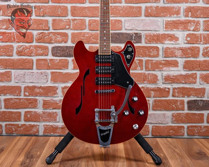 Yamaha SA503 TVL Troy Van Leeuwen Signature Transparent Blood Red 2005 w/OHSC (Owned by Al Jourgensen) image 1