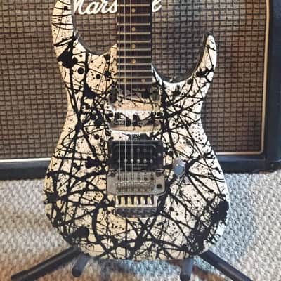 Ibanez RG - CUSTOM paint (B&W Splatter), Floyd Rose, Scalloped, Seymour Duncan image 2
