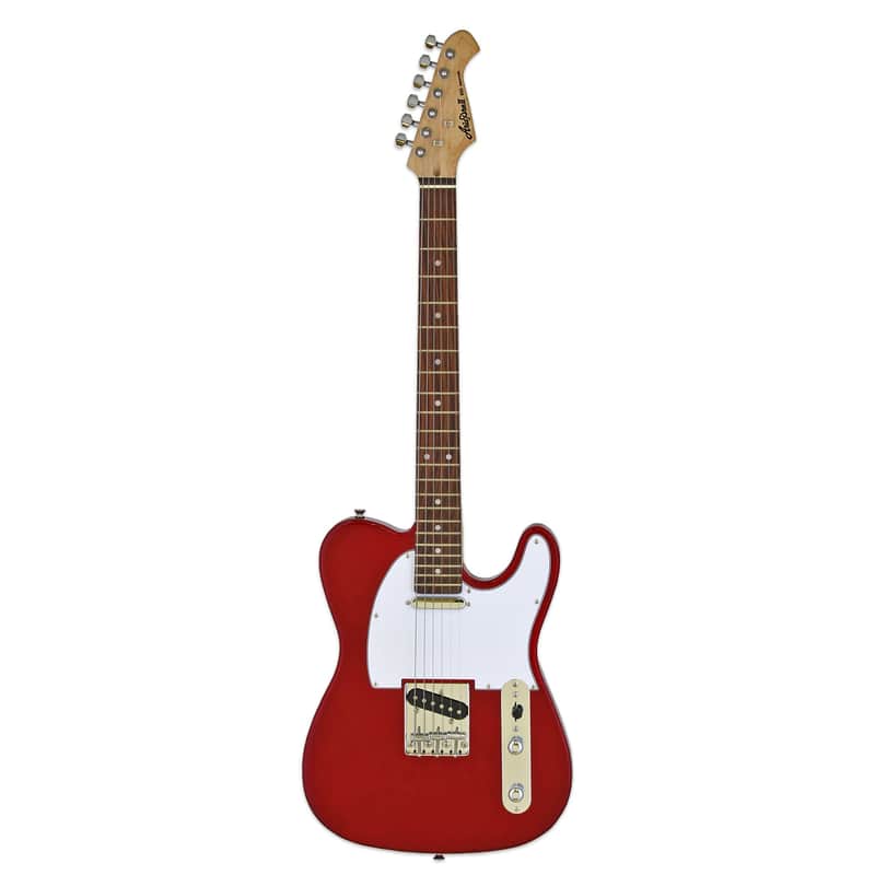Aria Pro II TEG-002 Electric Guitar-Candy Apple Red *USA Small Business* image 1